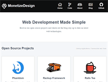 Tablet Screenshot of monetizedesign.com